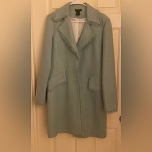 Women’s Elegant Long Coat/ Blazer. New, never use. Size 12 perfect for winter